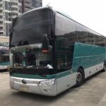 Used Yutong Bus ZK6126 54 Seats airbag Chassis Double Doors one and half floor tourist bus2